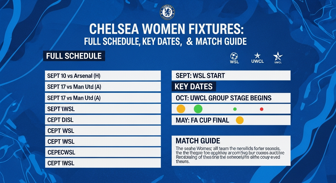 Chelsea Women Fixtures